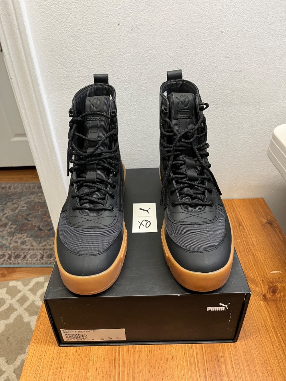 Puma XO Parallel Black Tactical Boots 10 - Picture 6 of 16